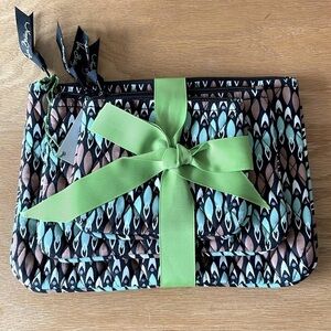 NWT Vera Bradley Set of 3 Cosmetic Bags in Sierra Stream